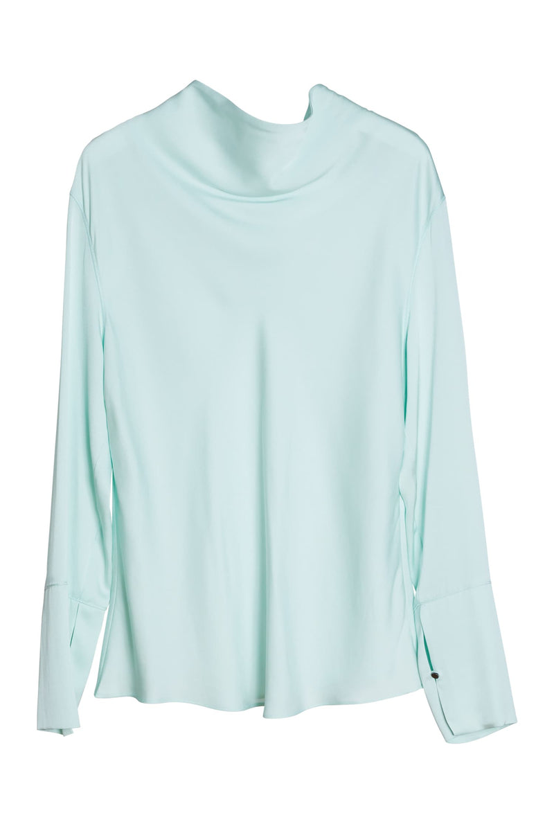 Ayumi silk blouse mint