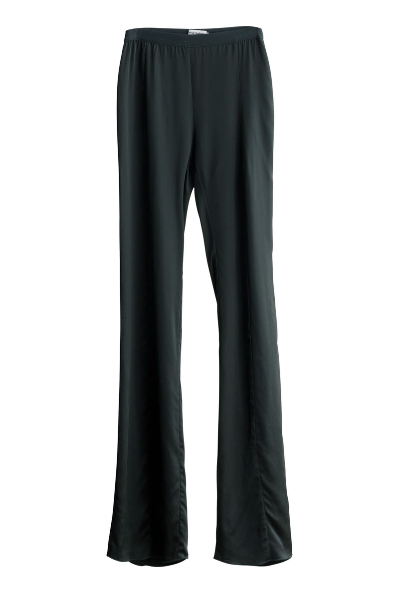 Erin satin trousers deep forest