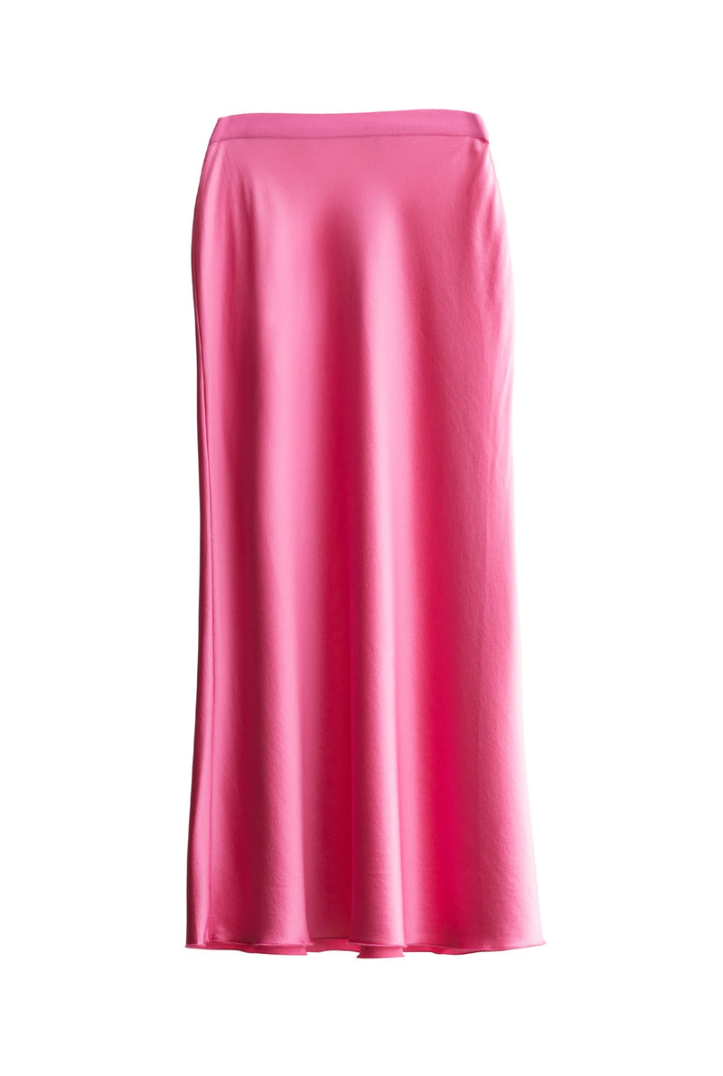 Hana silk skirt pink