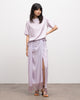 Yoli silk blouse light purple