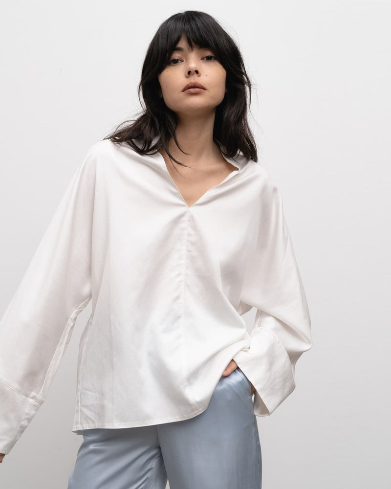 Elmah linen blouse off-white