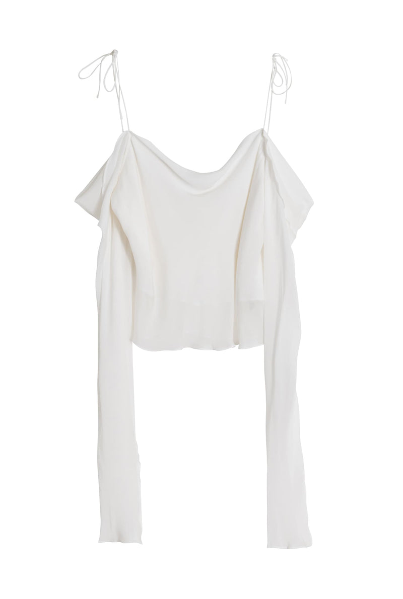 Hina silk blouse off-white