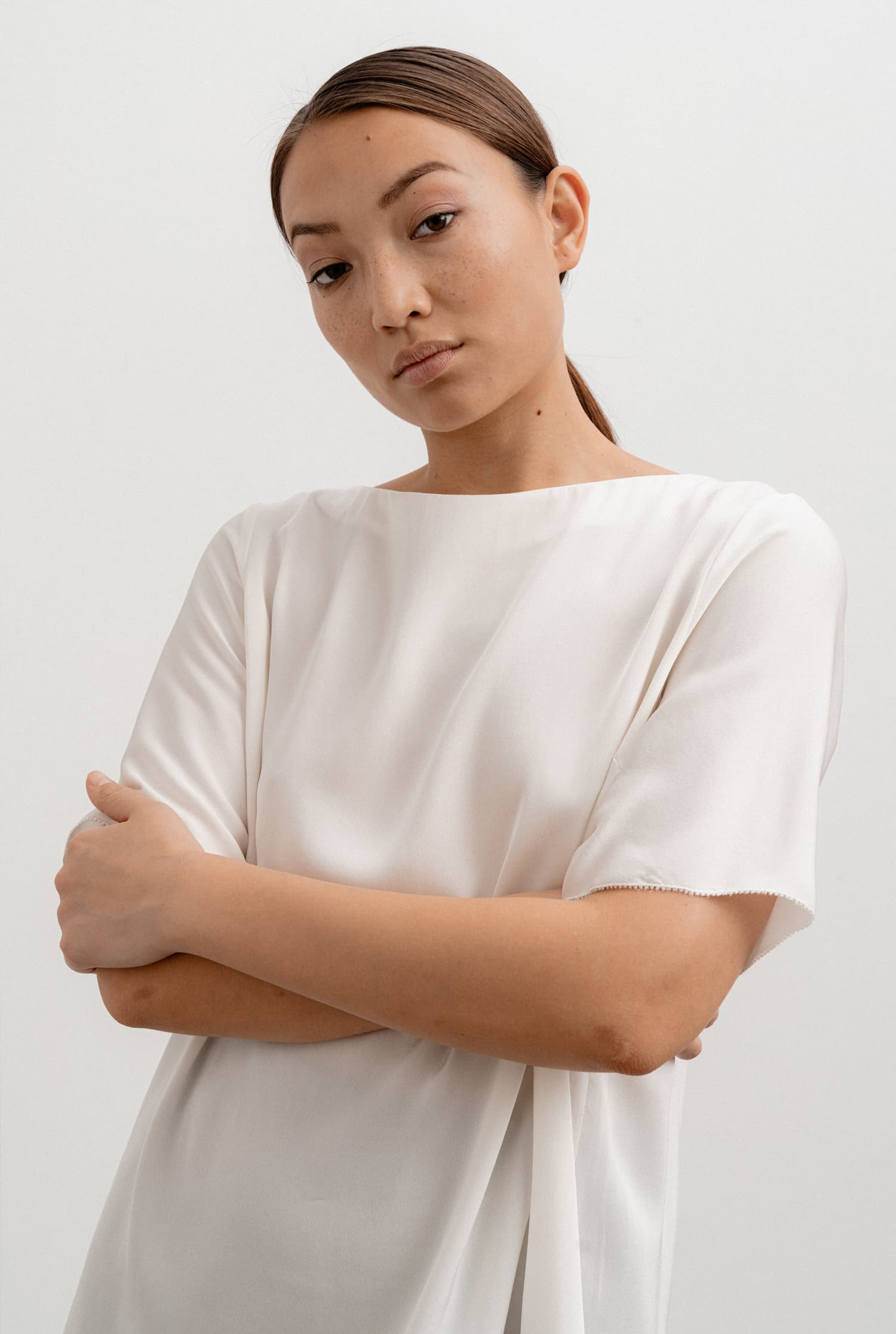 Yoli silk blouse off-white