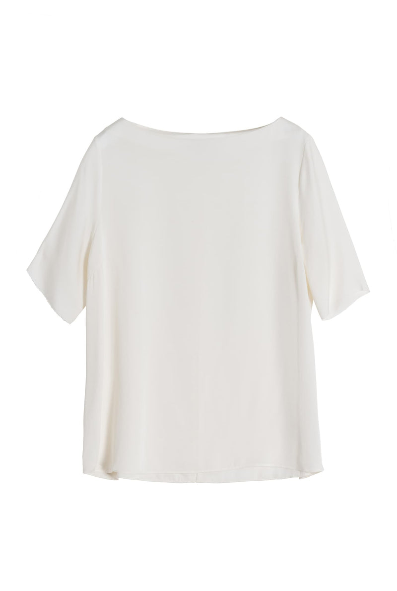 Yoli silk blouse off-white