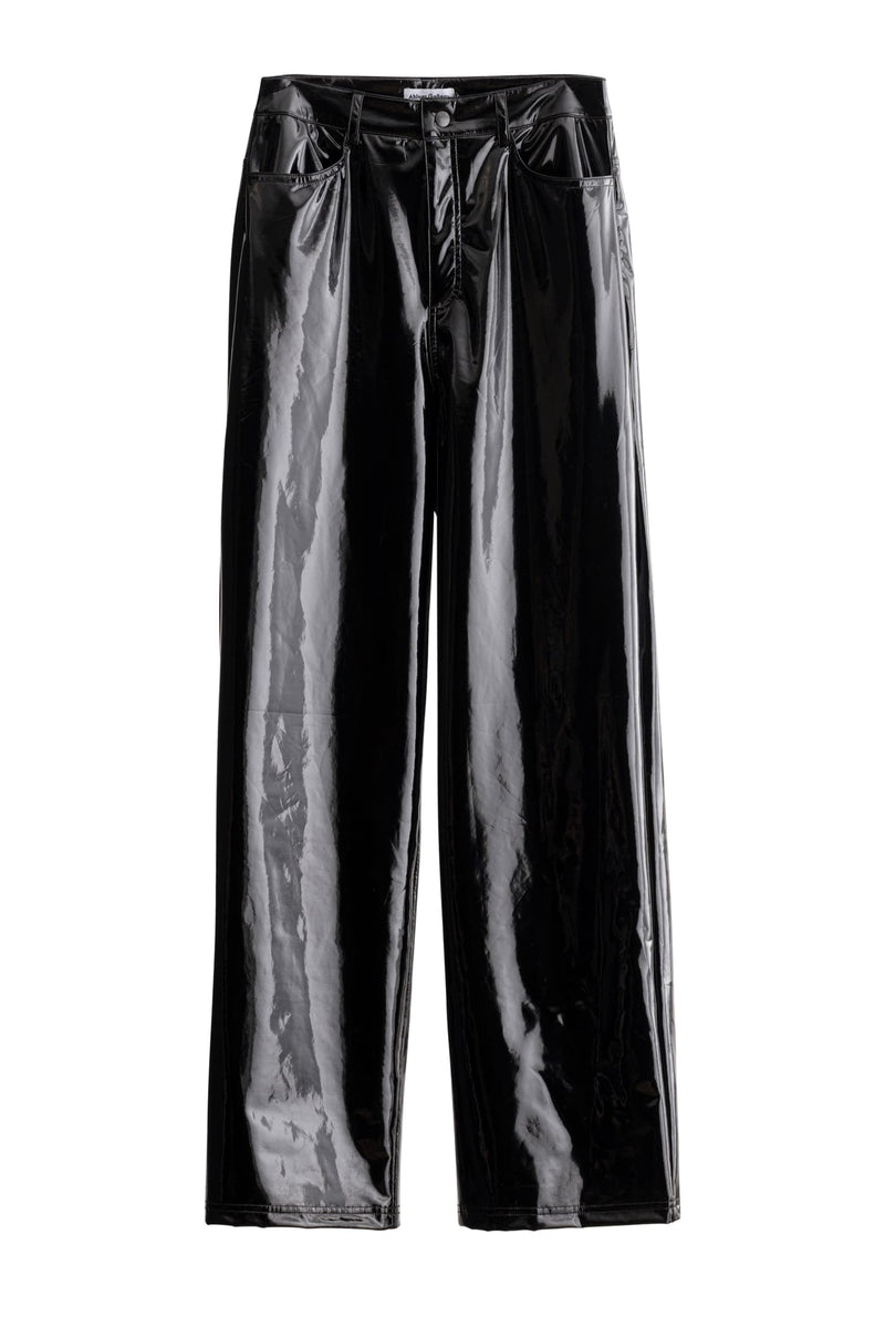 Akemi latex trousers black