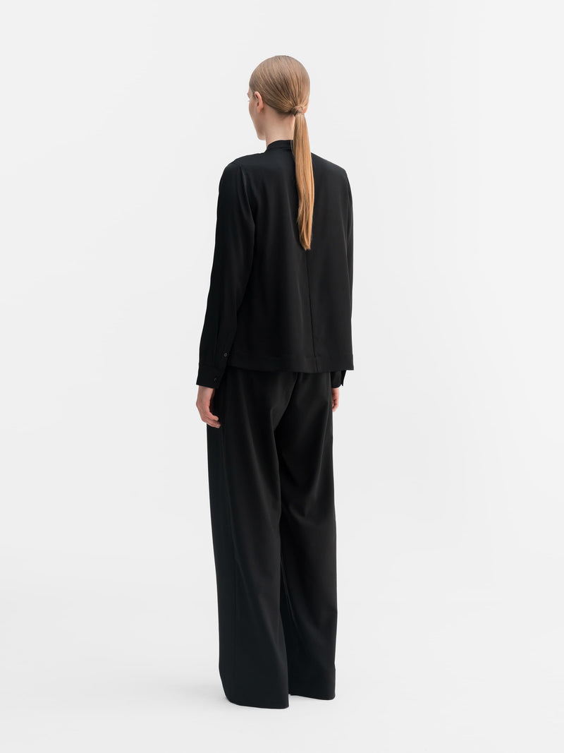 Alice silk blouse black