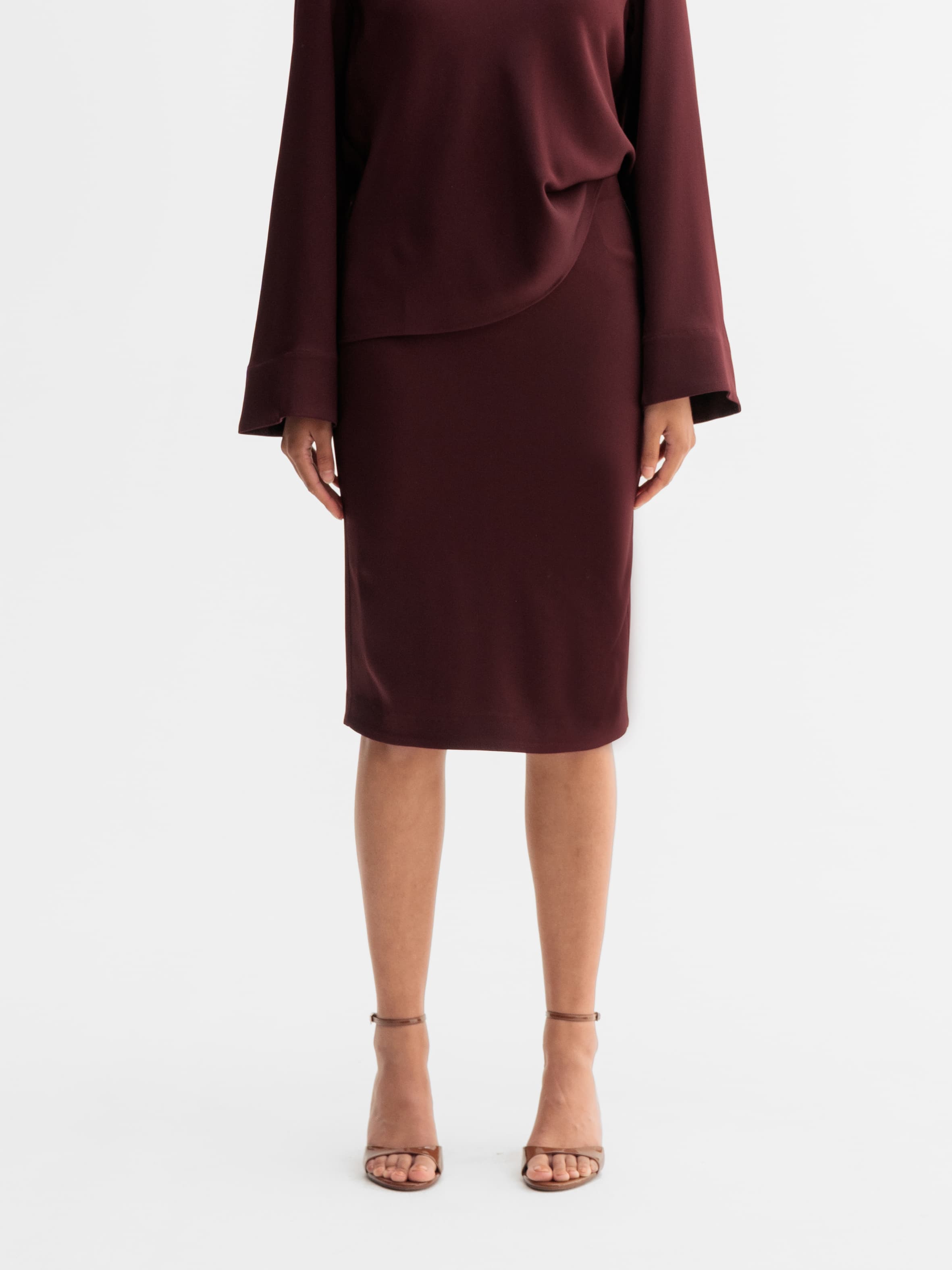 Alila skirt burgundy