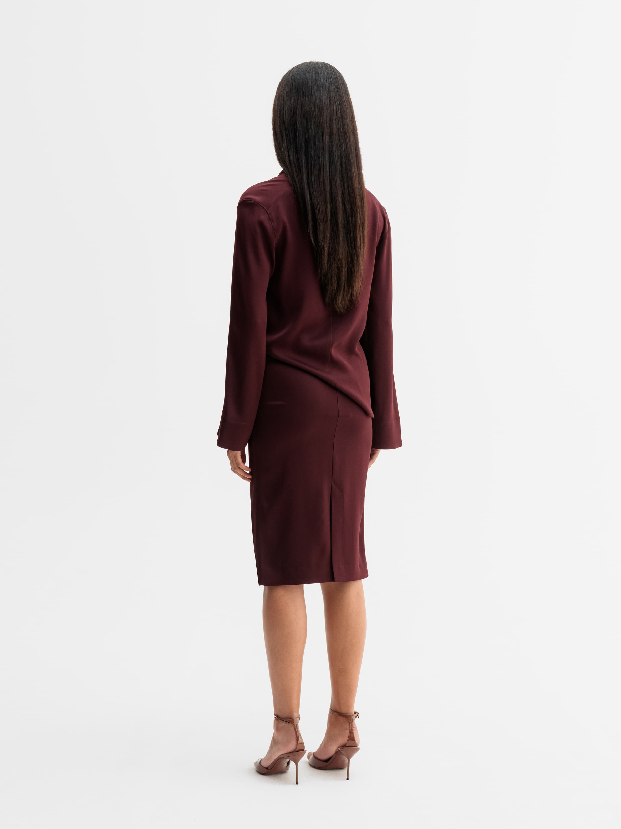 Alila skirt burgundy