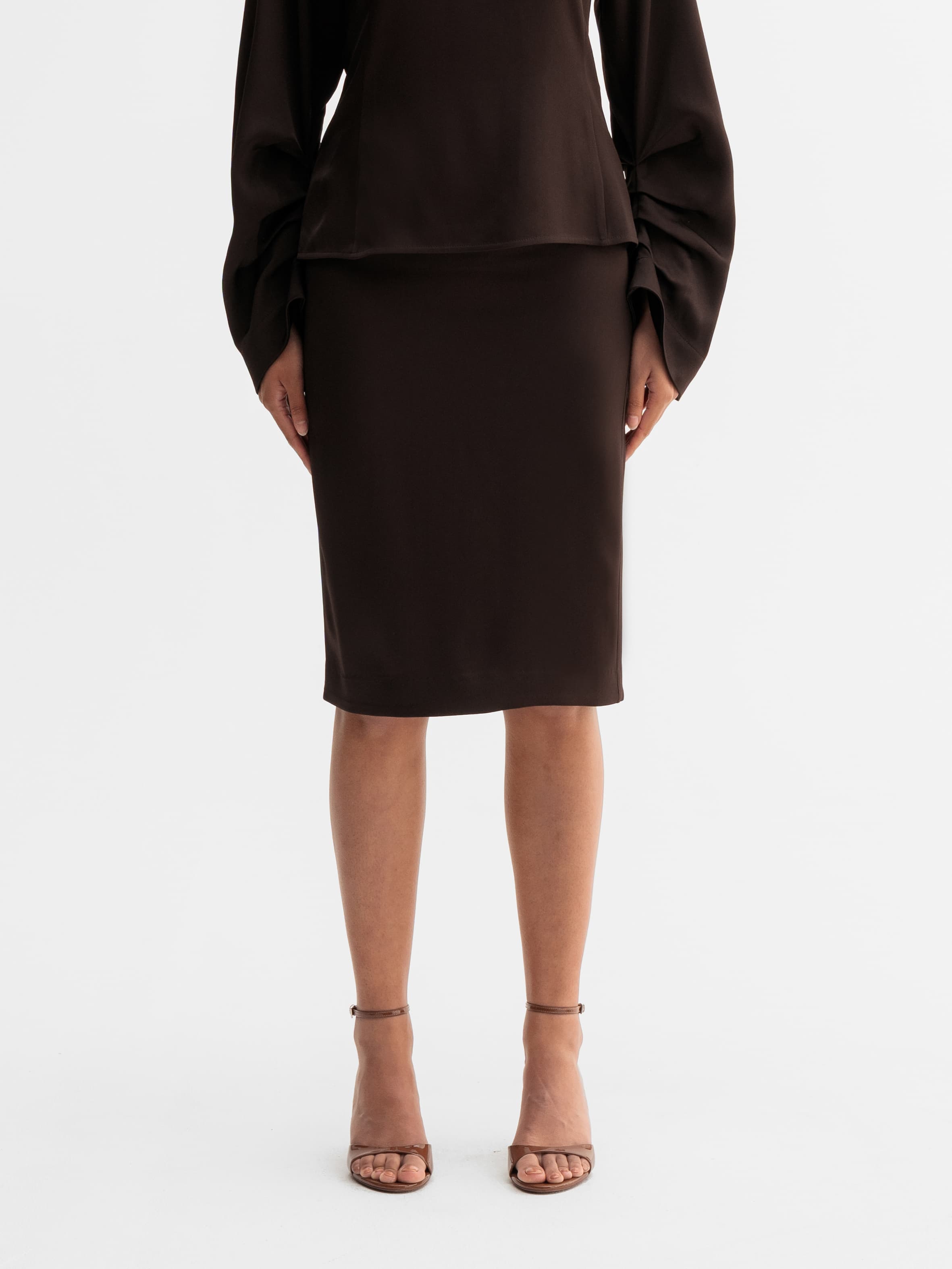 Alila skirt dark brown