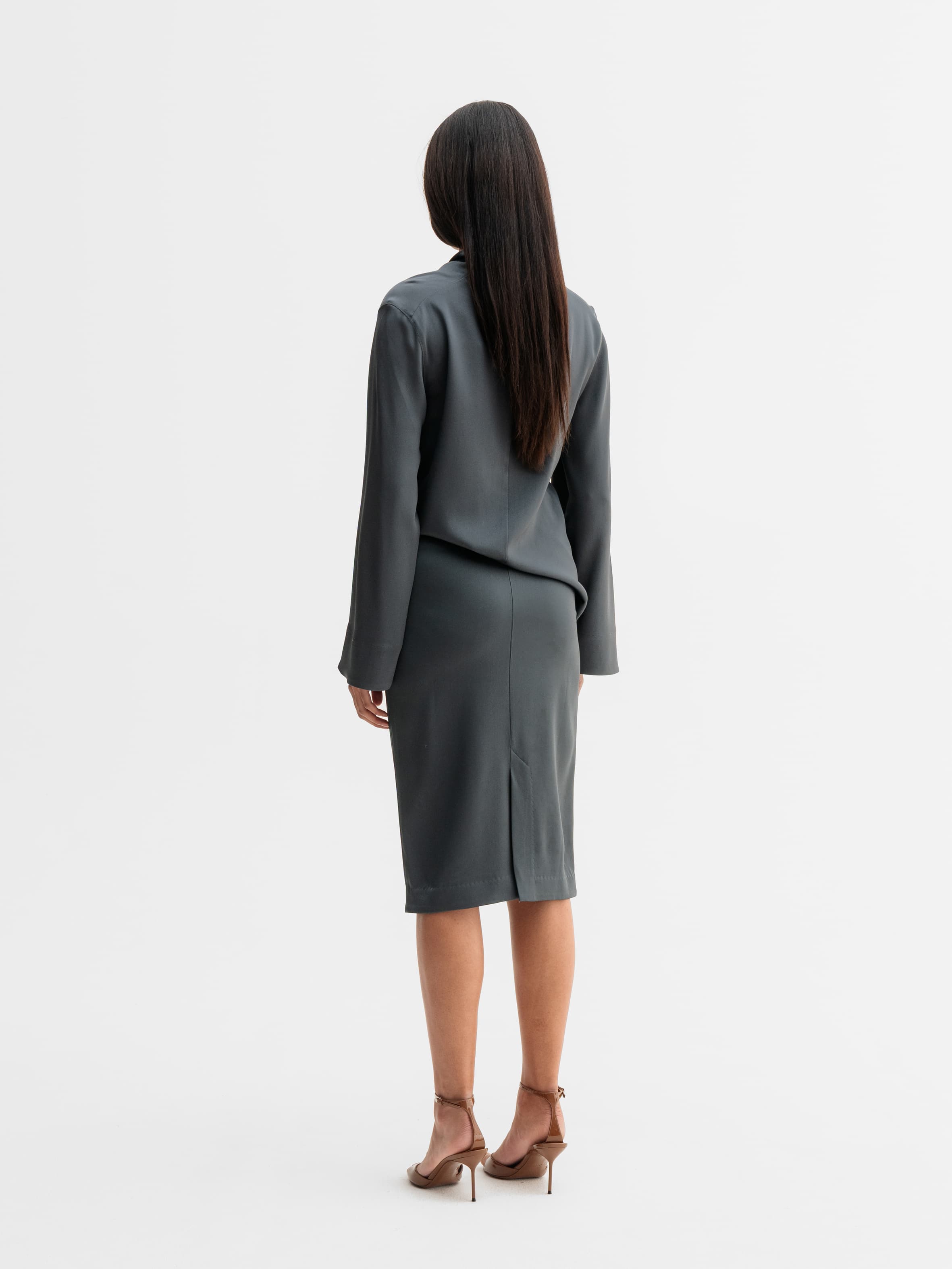 Ari blouse dark grey