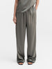 Ayla satin trousers light military