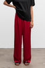 Ayla satin trousers red