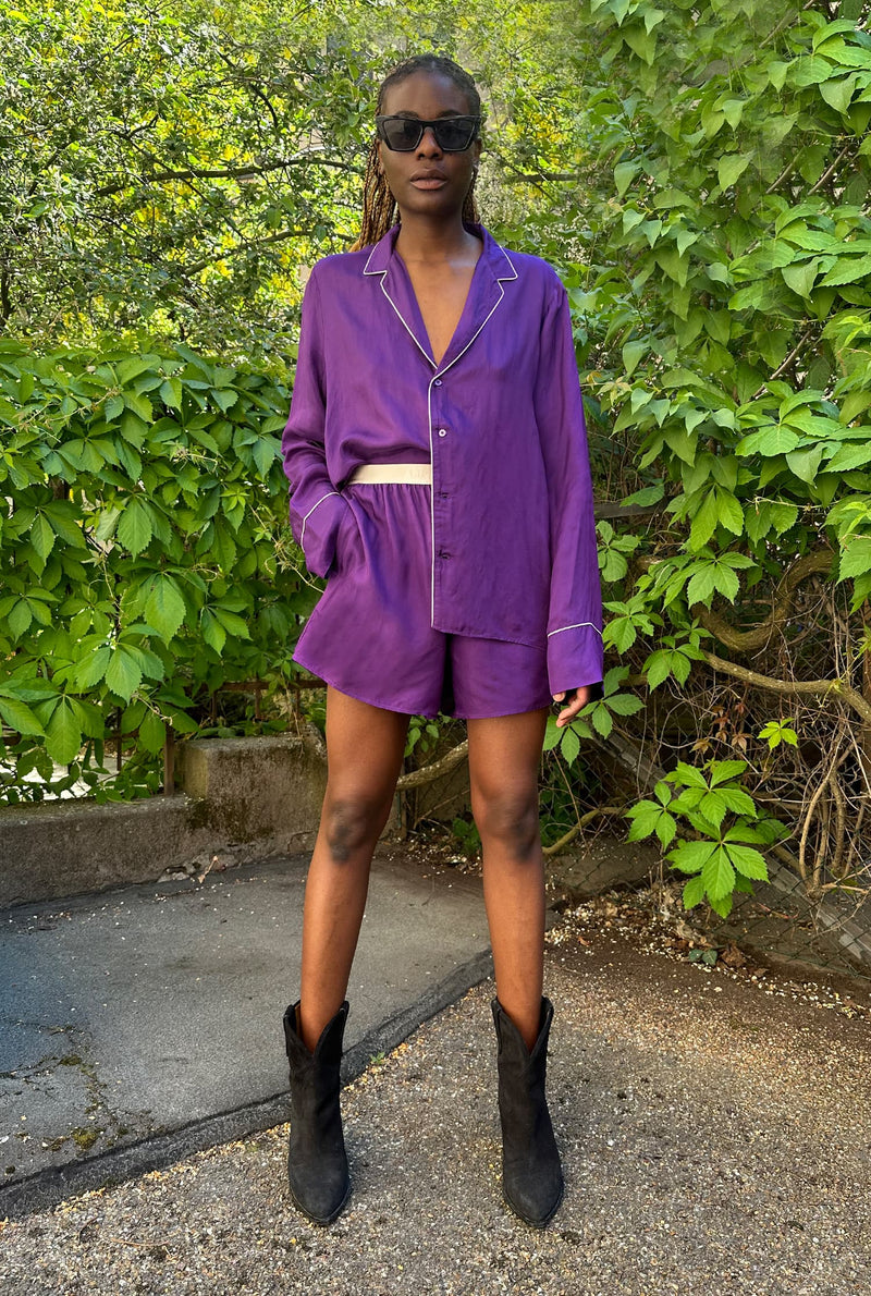 Ayla shorts violet
