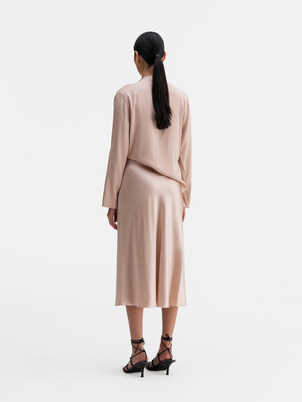 Ayumi silk blouse dusty pink