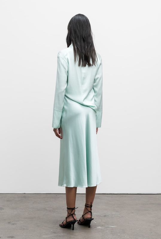 Ayumi silk blouse mint