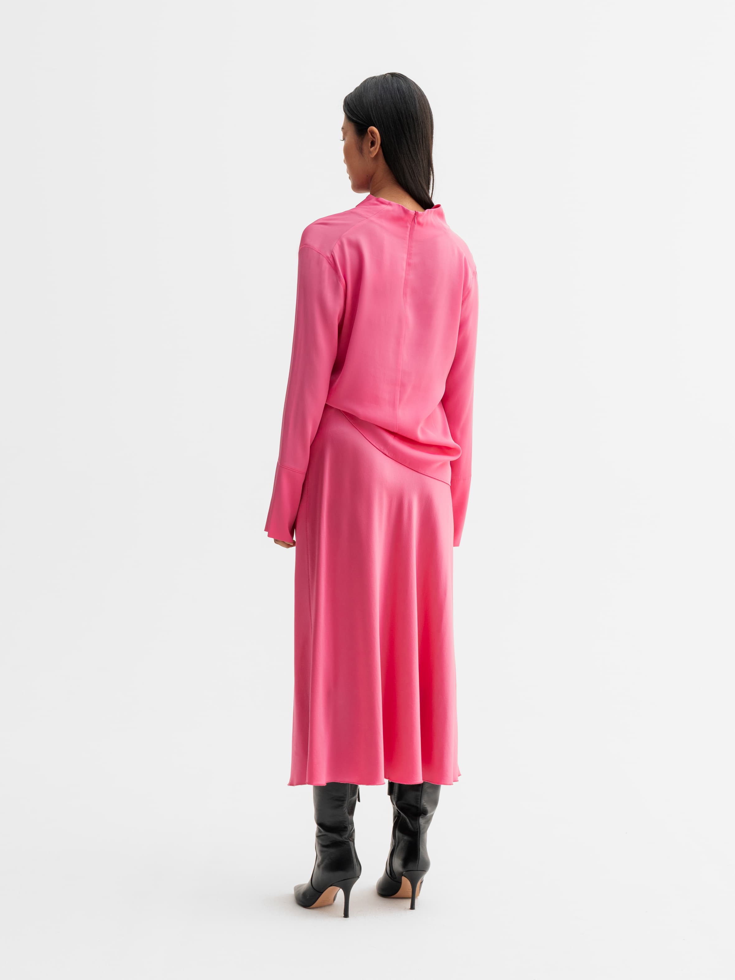 Ayumi silk blouse pink