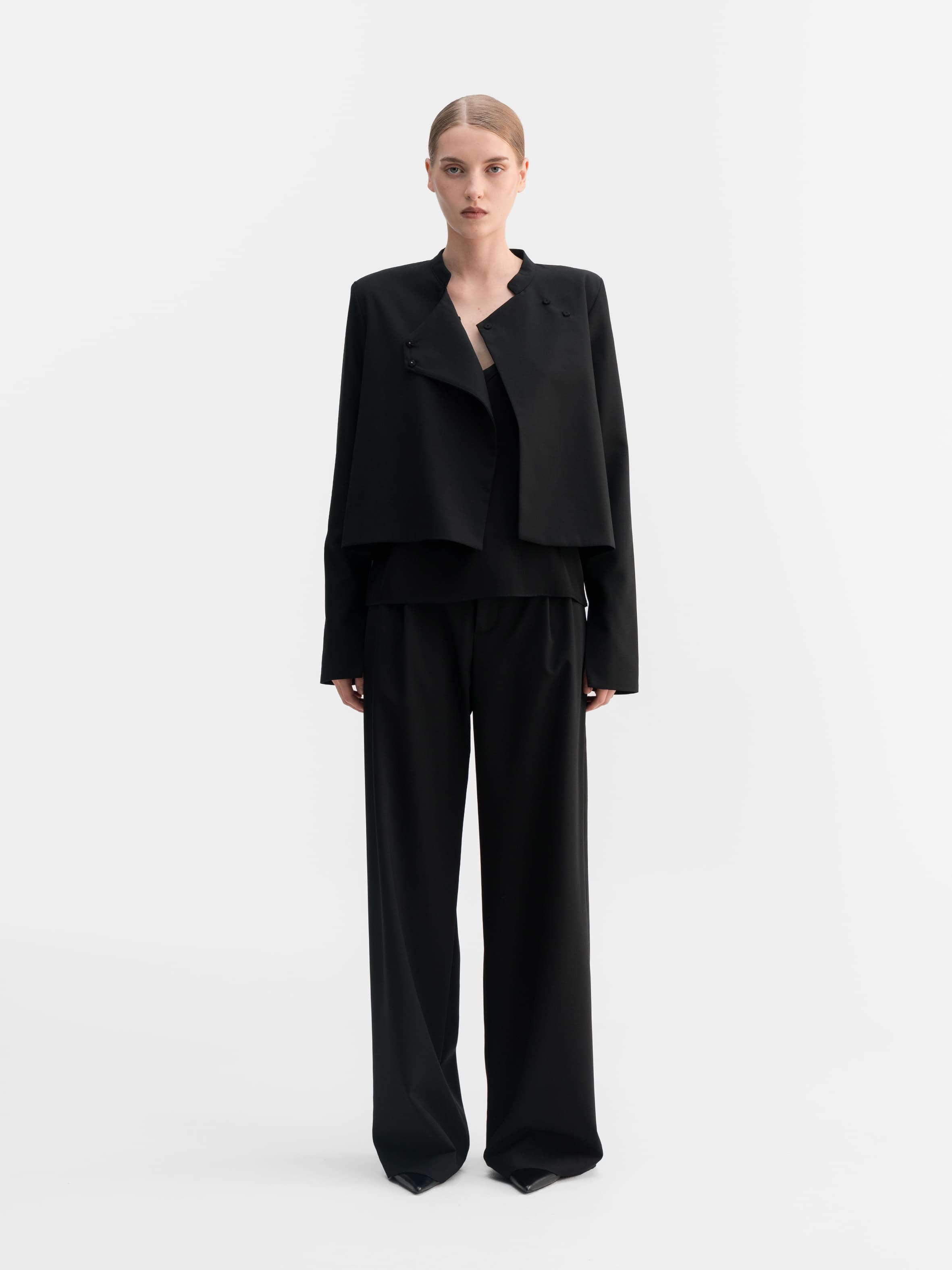 Chani wool blazer black