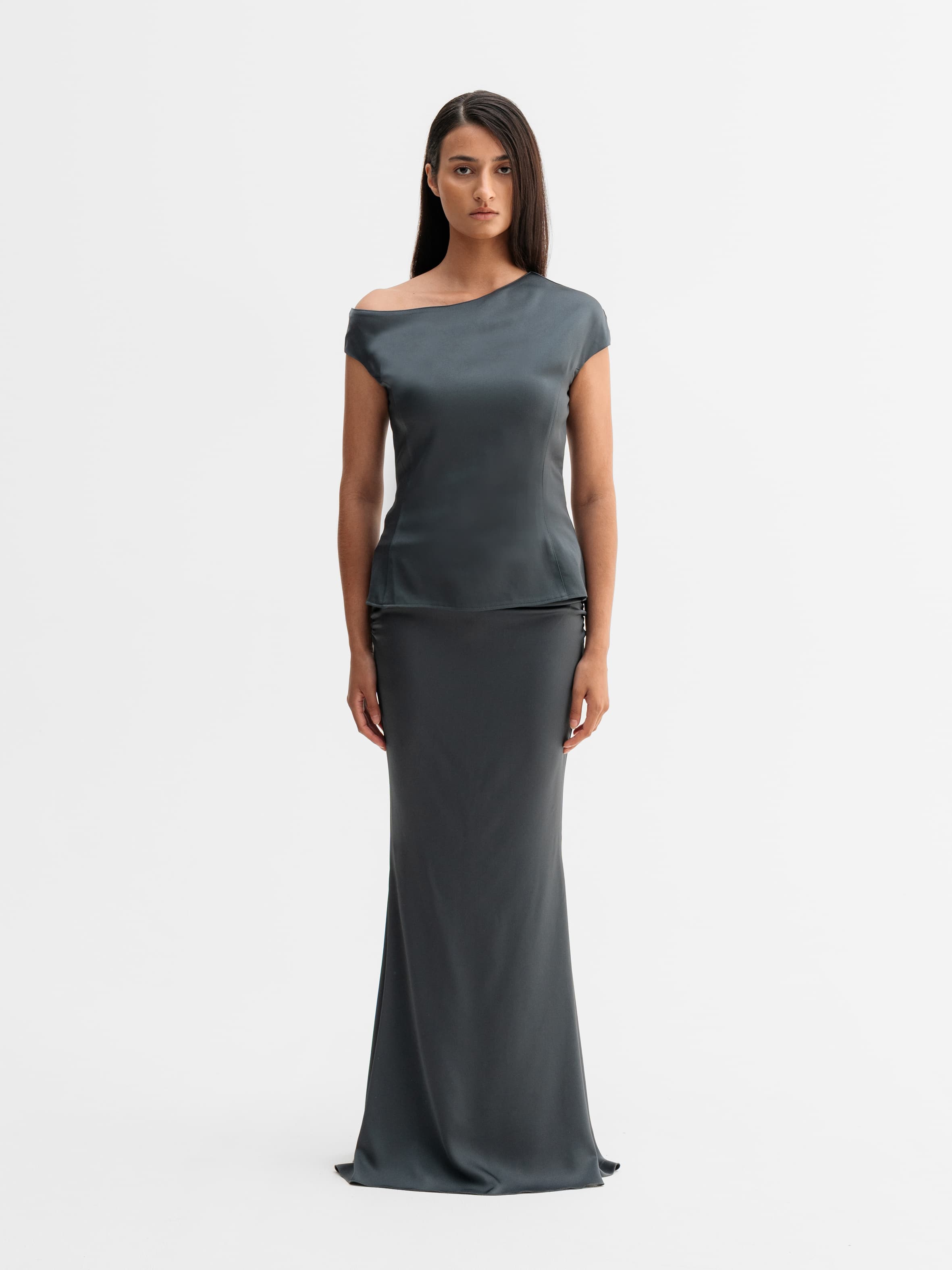 Chika top dark grey