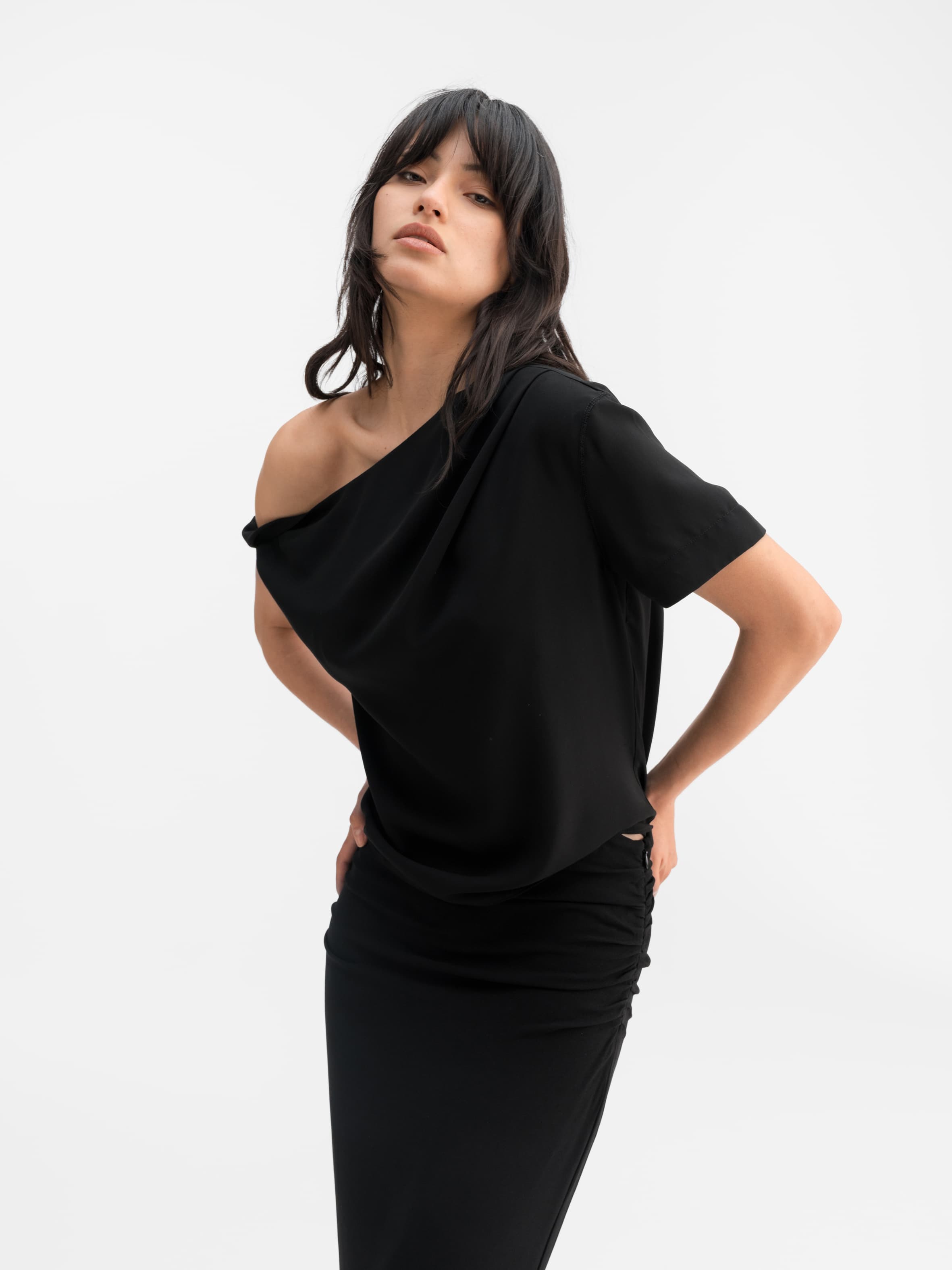 Chima twisted blouse black