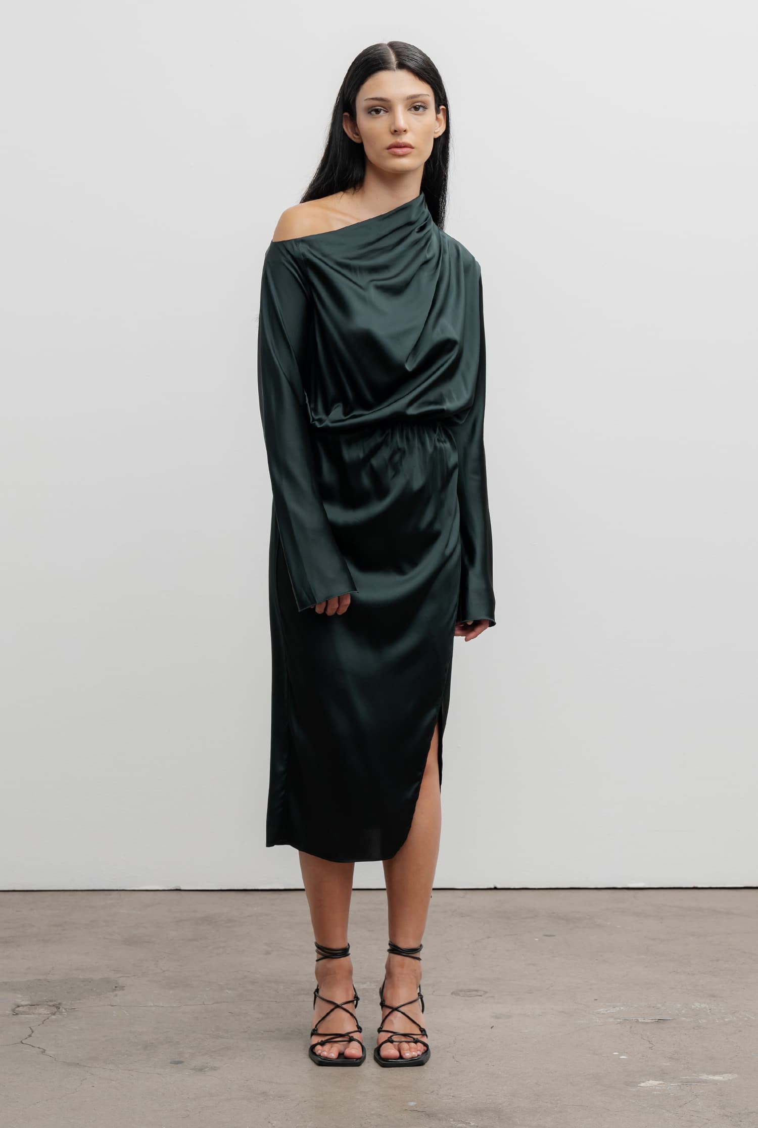 Cho dress deep forest