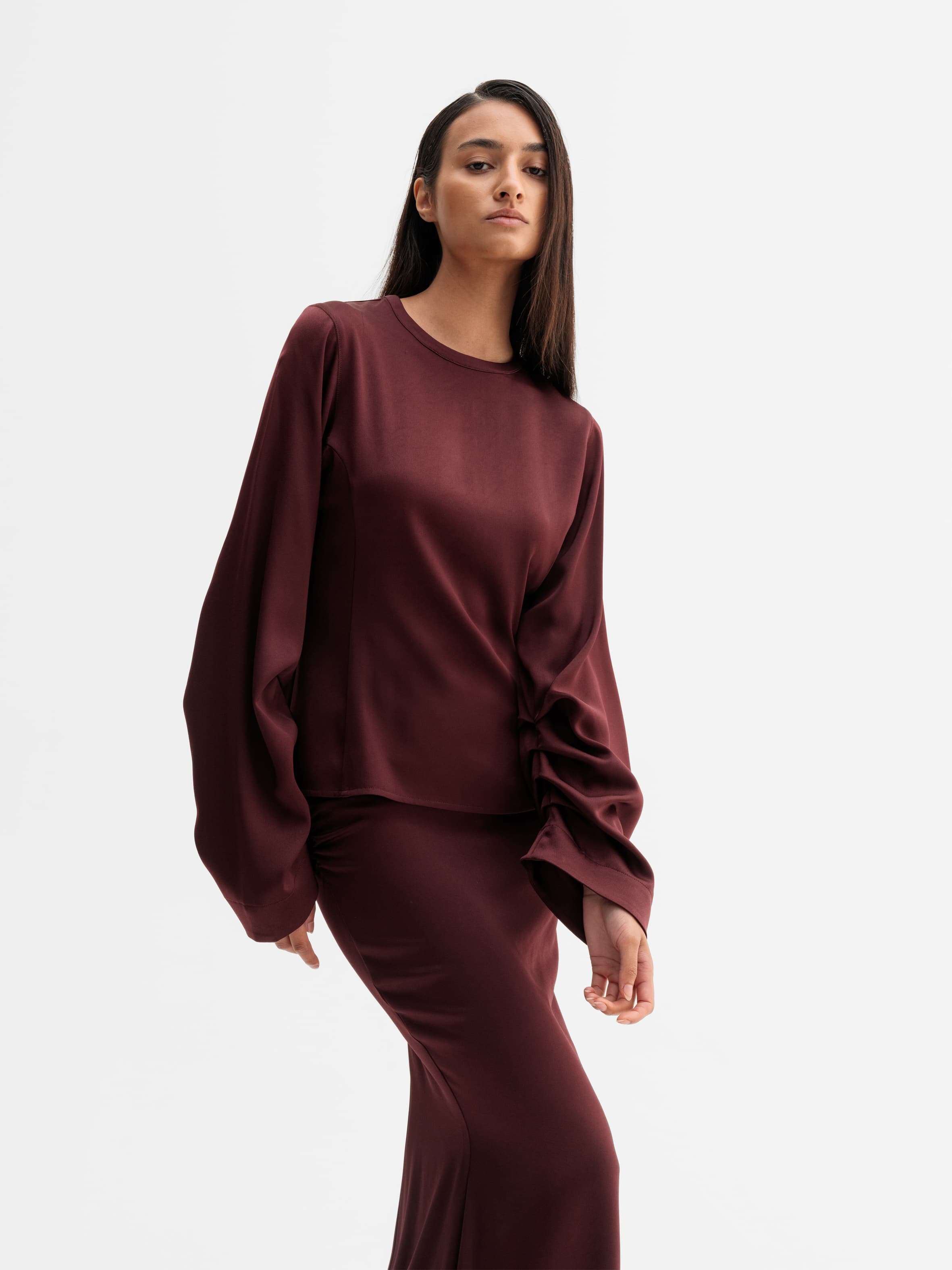 Dara blouse burgundy