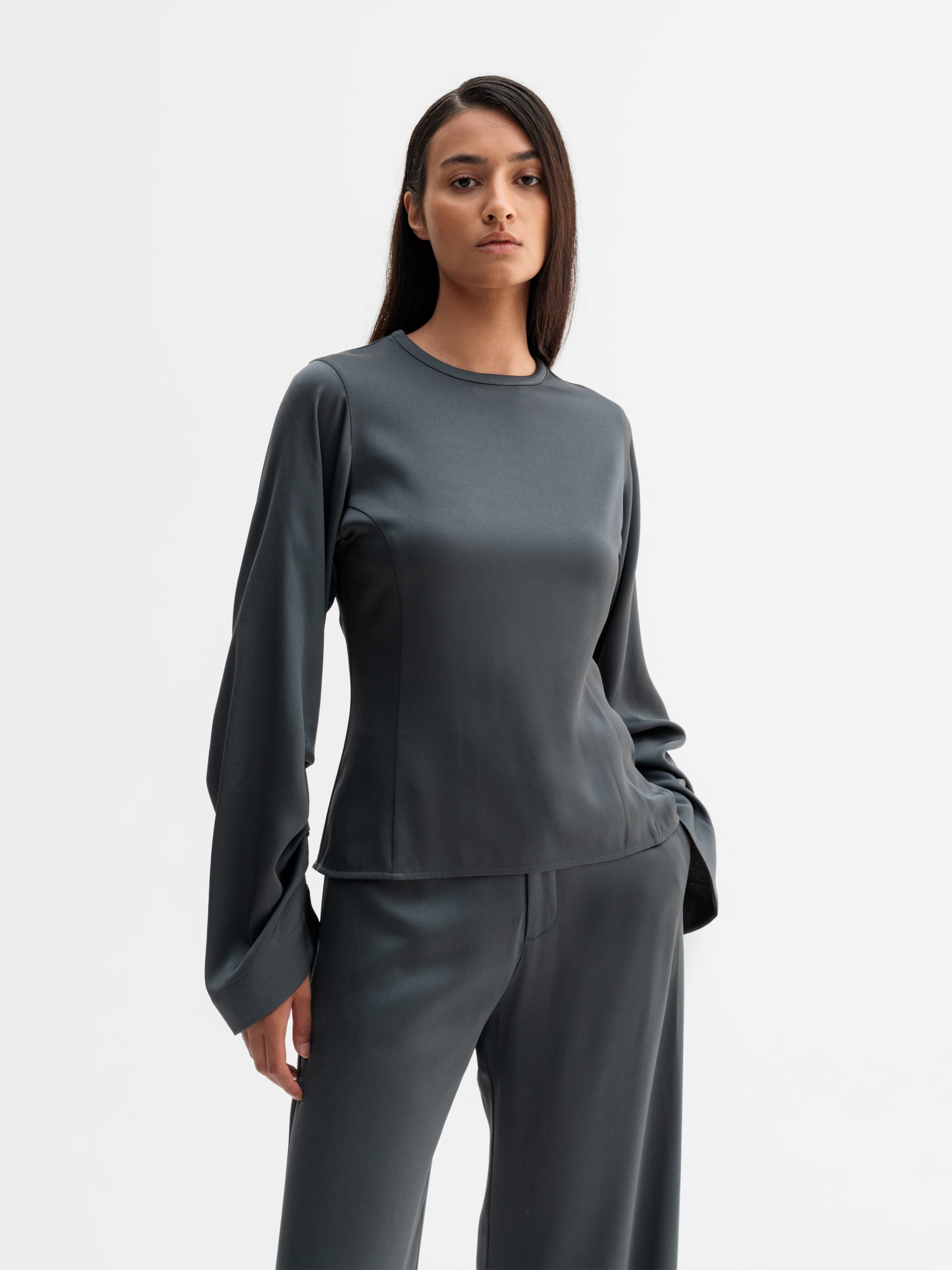 Dara blouse dark grey