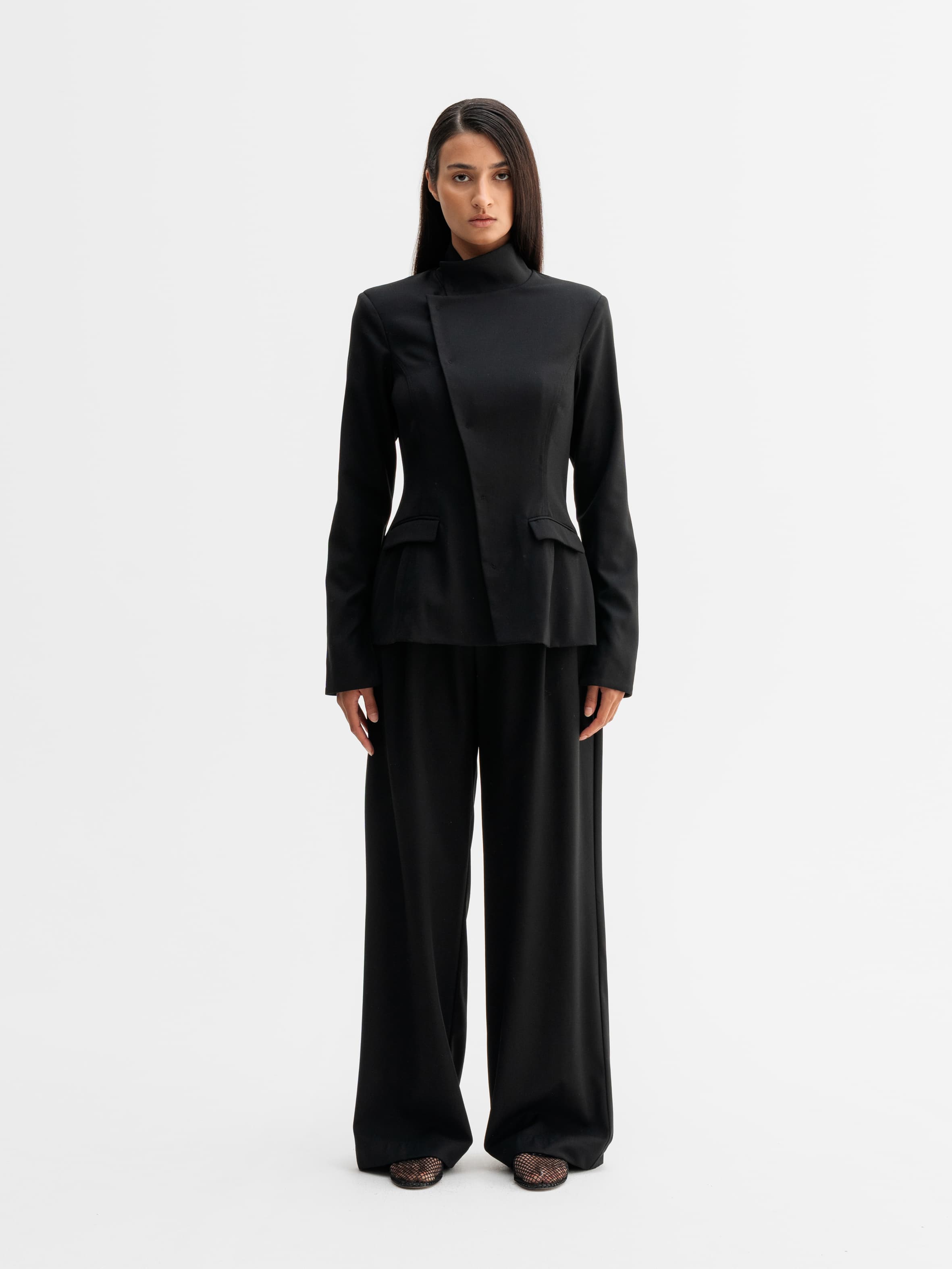 Daya wool blazer black
