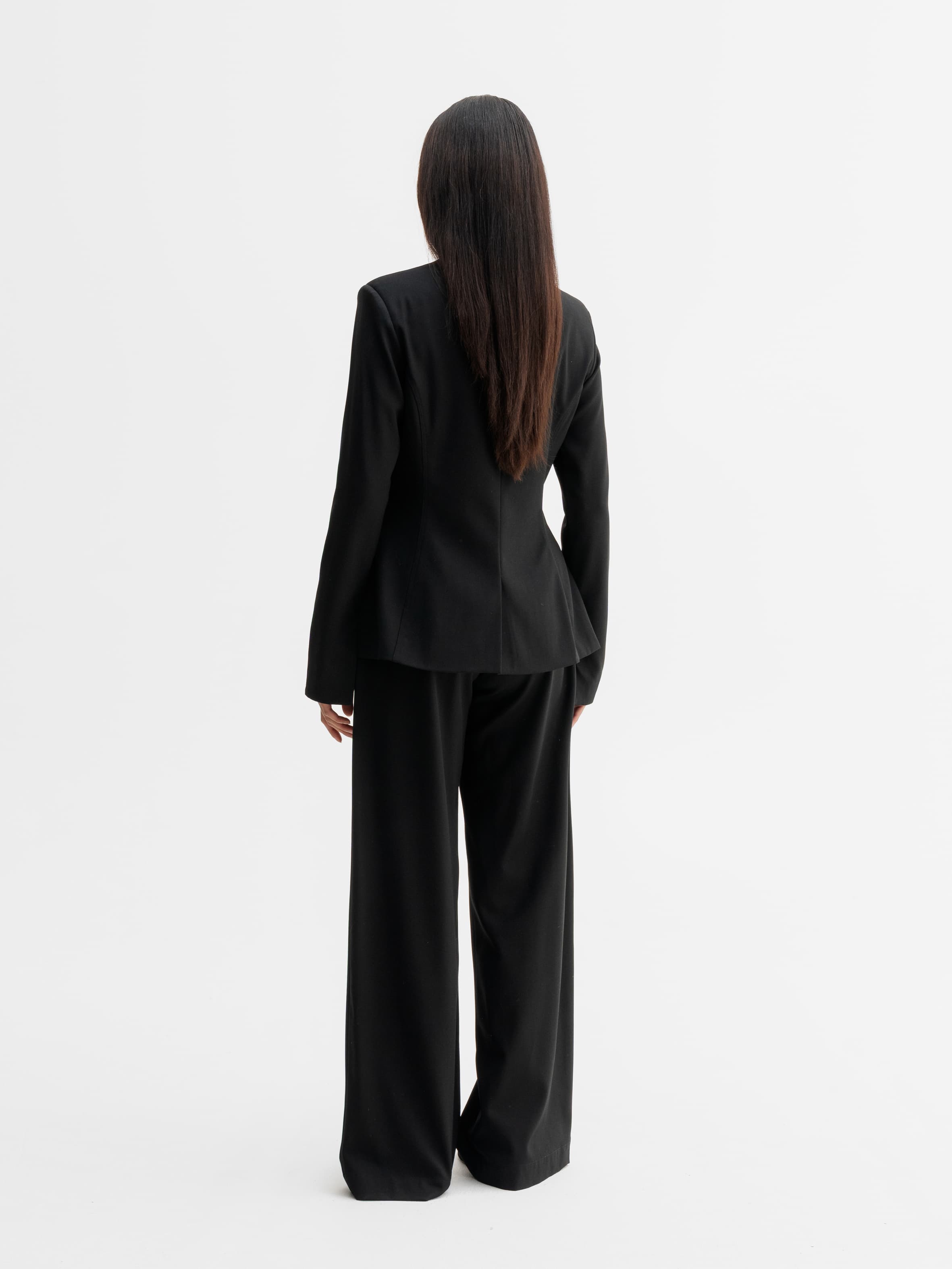 Daya wool blazer black