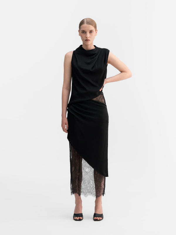 Eden lace skirt black