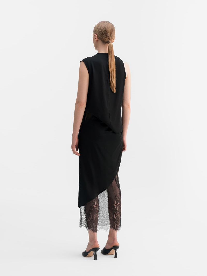 Eden lace skirt black