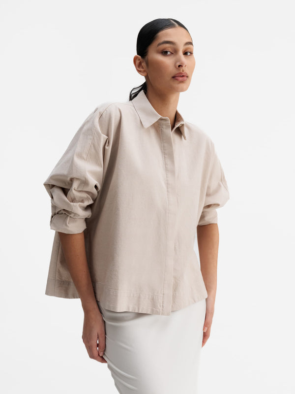 Gigi oxford shirt cream