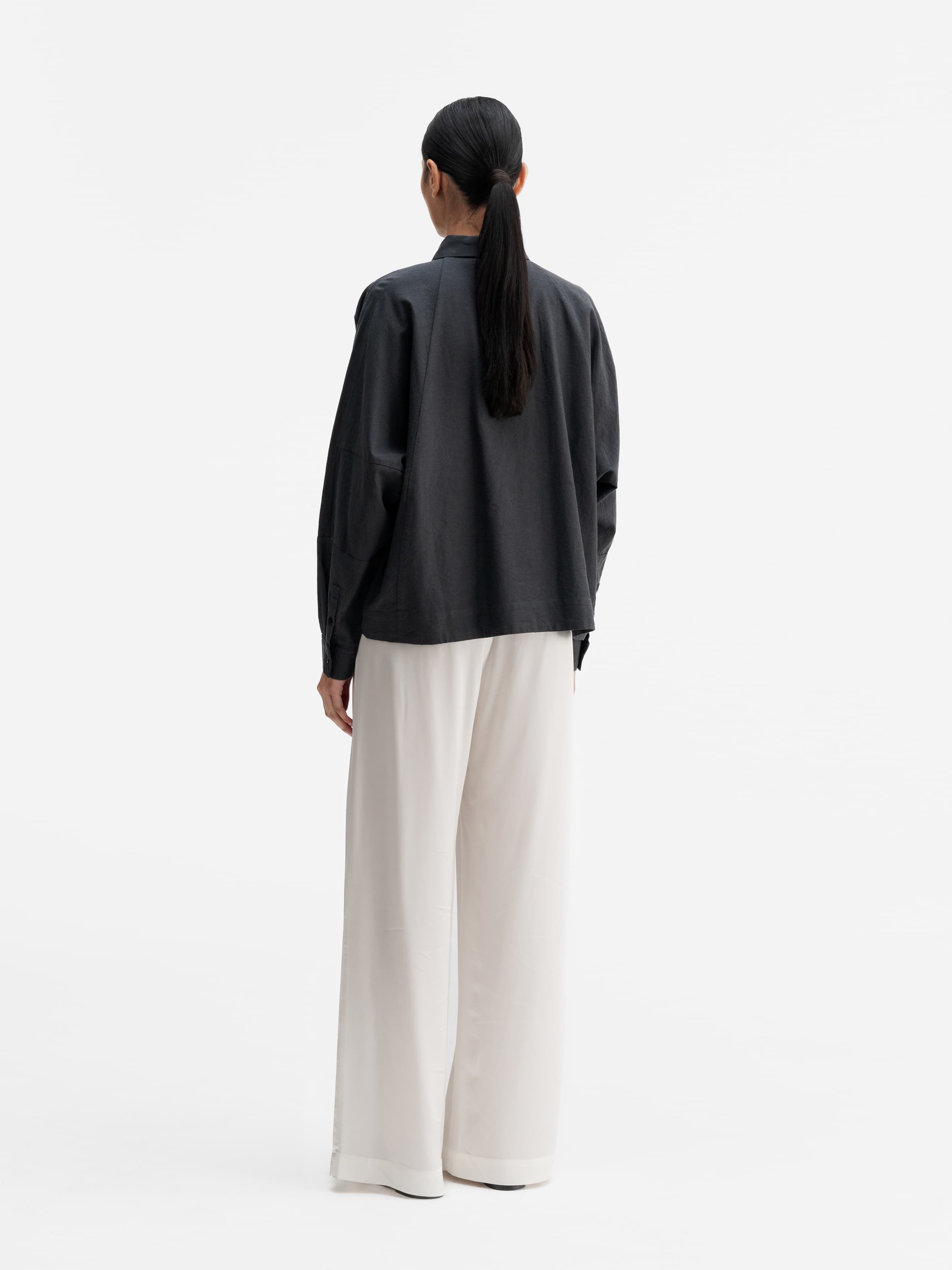 Gigi oxford shirt dark grey