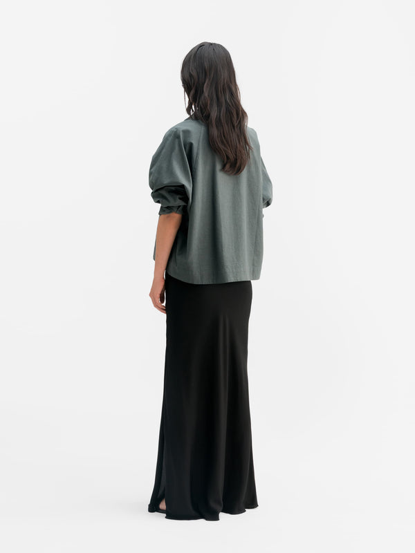 Gigi oxford shirt dark military
