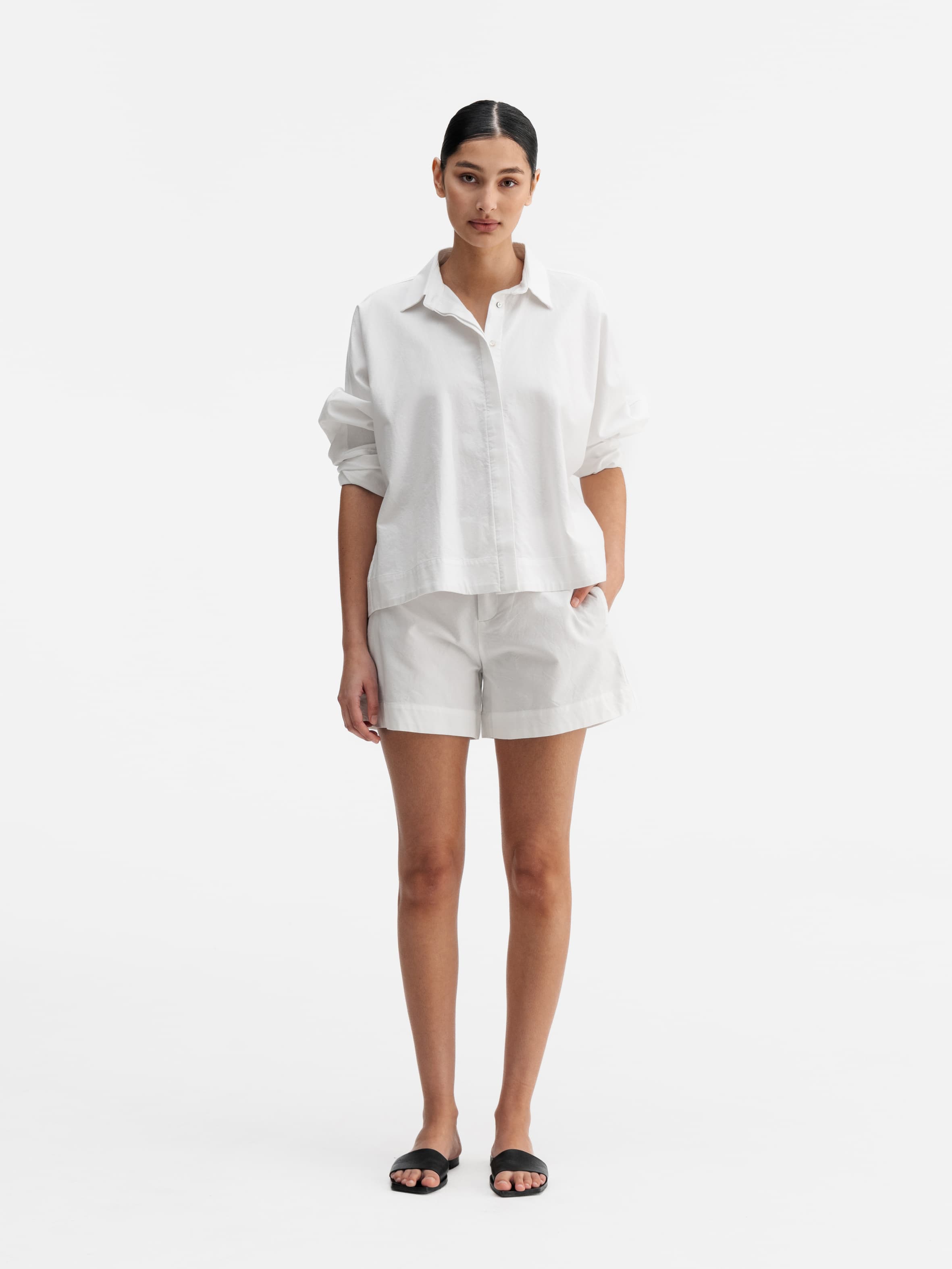 Gigi oxford shirt white