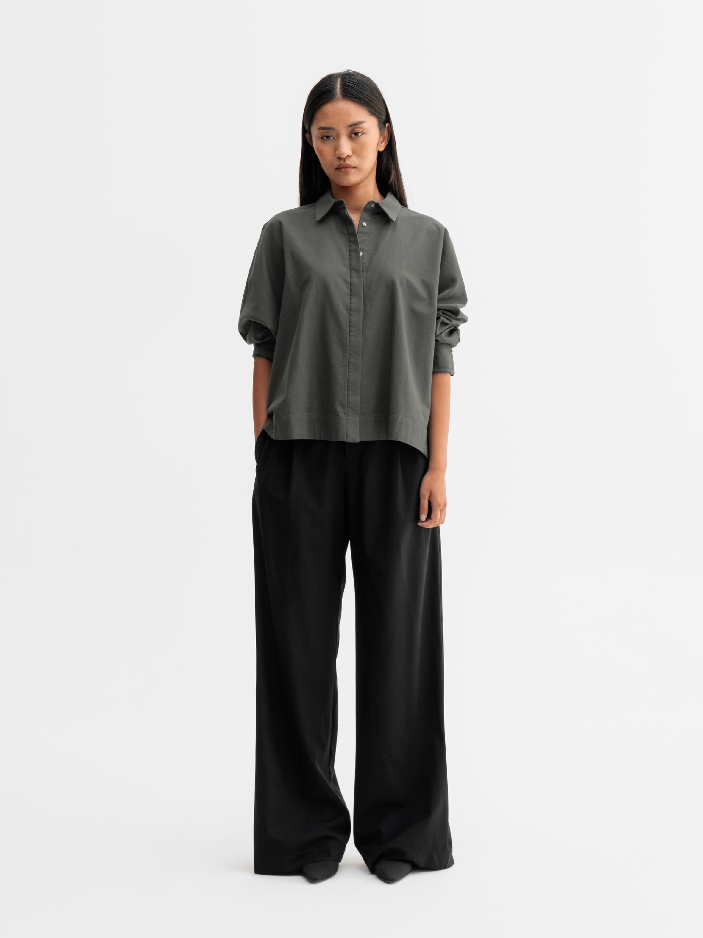 Gigi oxford shirt wood
