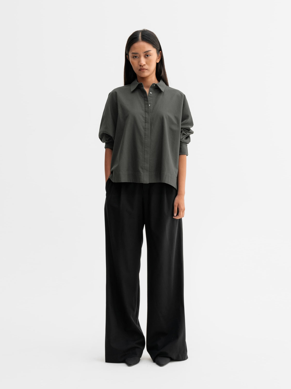 Gigi oxford shirt wood