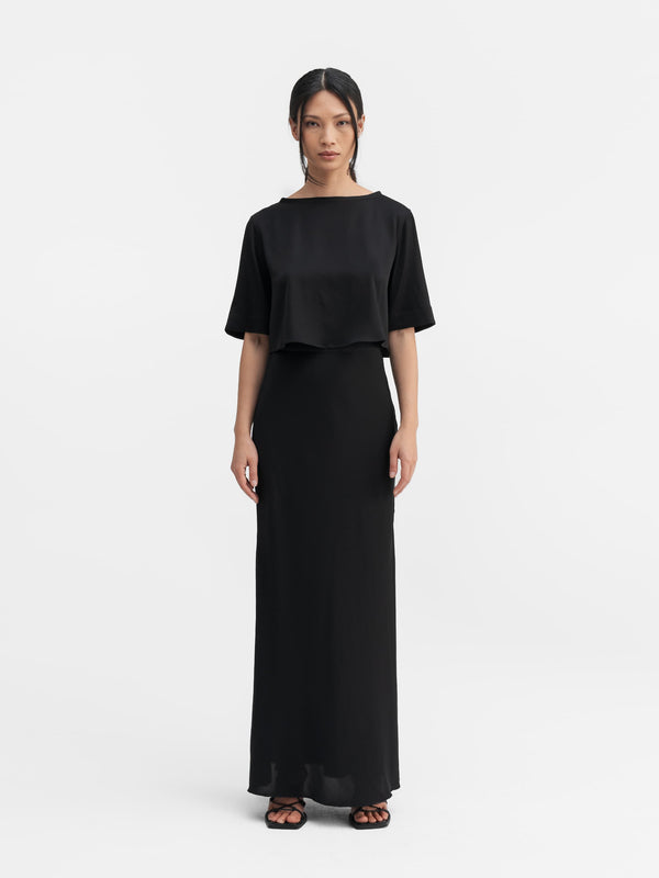 【WOOHWA】UNBAL PINTUCK LONG SK TWEE Austin Elastic Pintuck Long Skirt | A-Line for Women