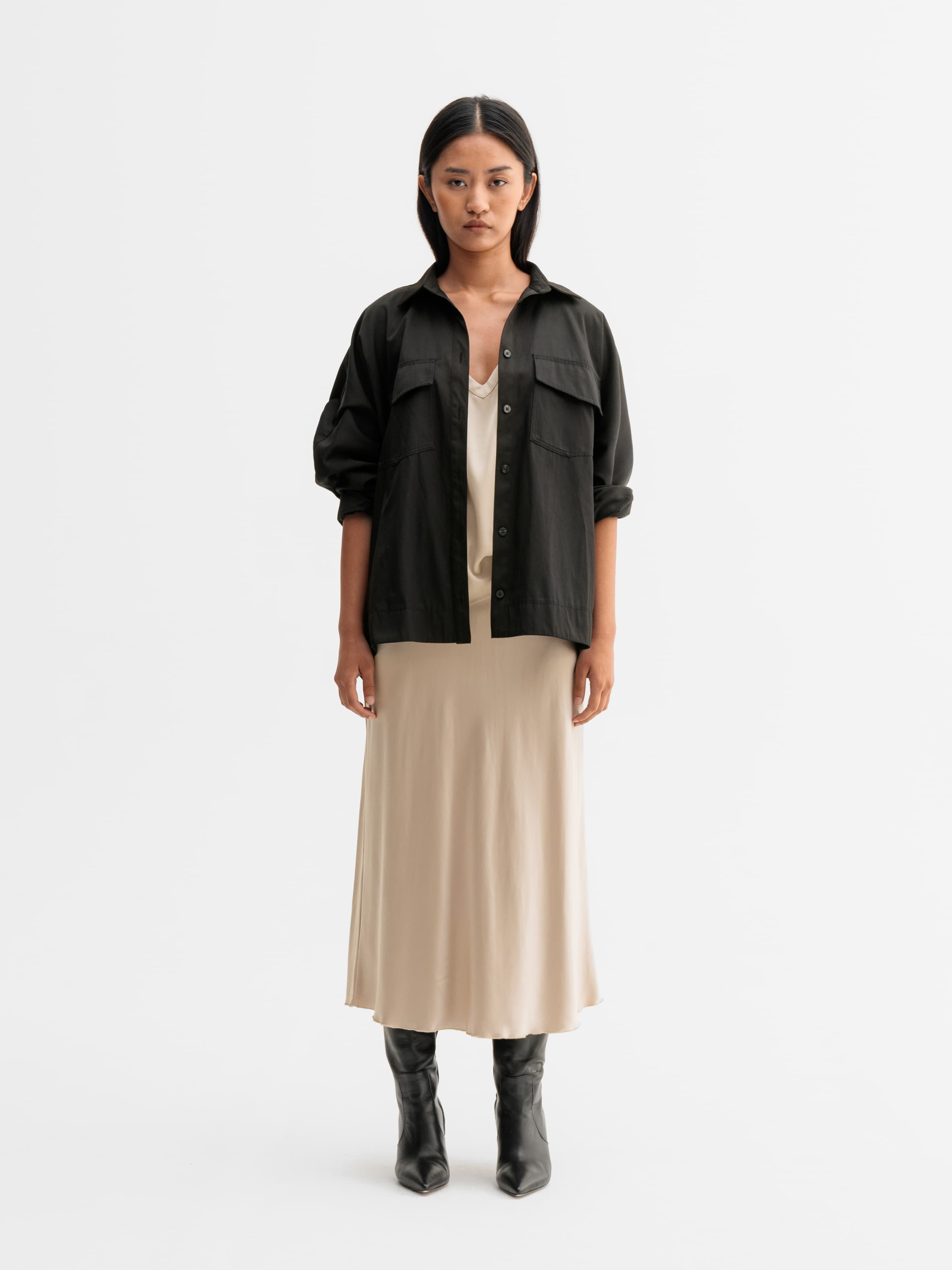 Kaia over shirt black