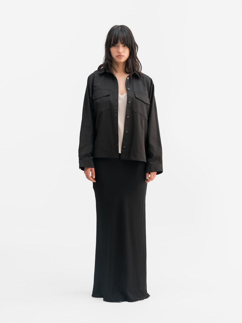 Kaia over shirt black