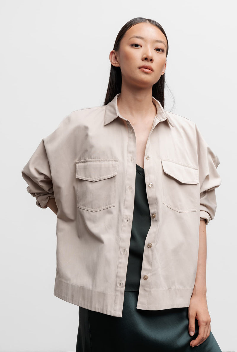 Kaia over shirt cream