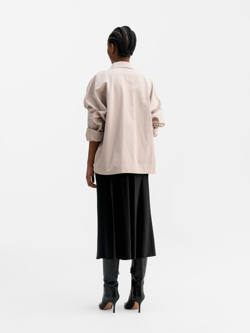 Kaia over shirt greige