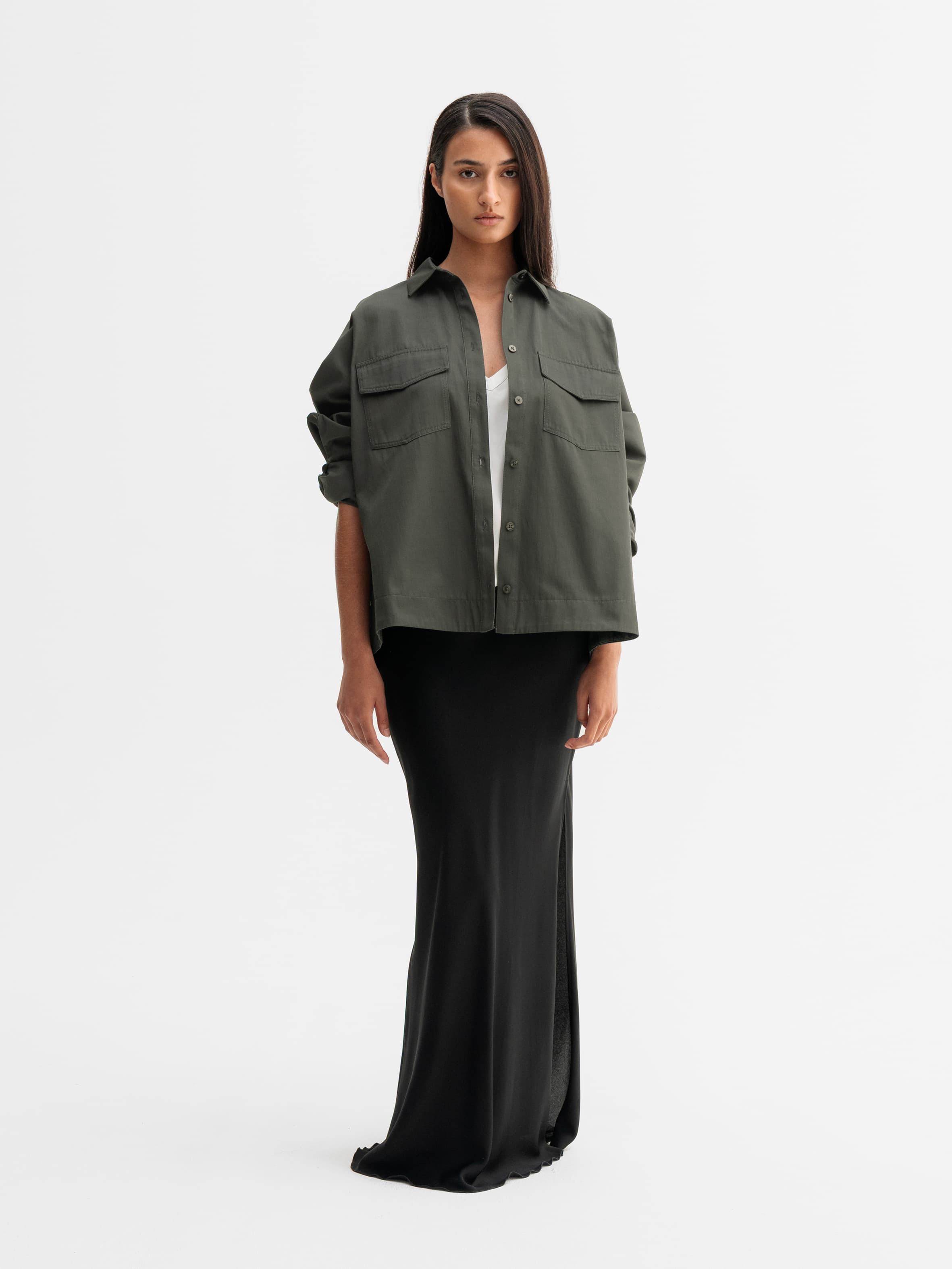 Kaia over shirt wood