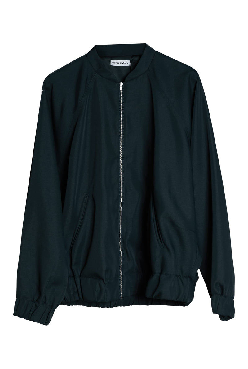 Kimie twill bomber jacket deep forest