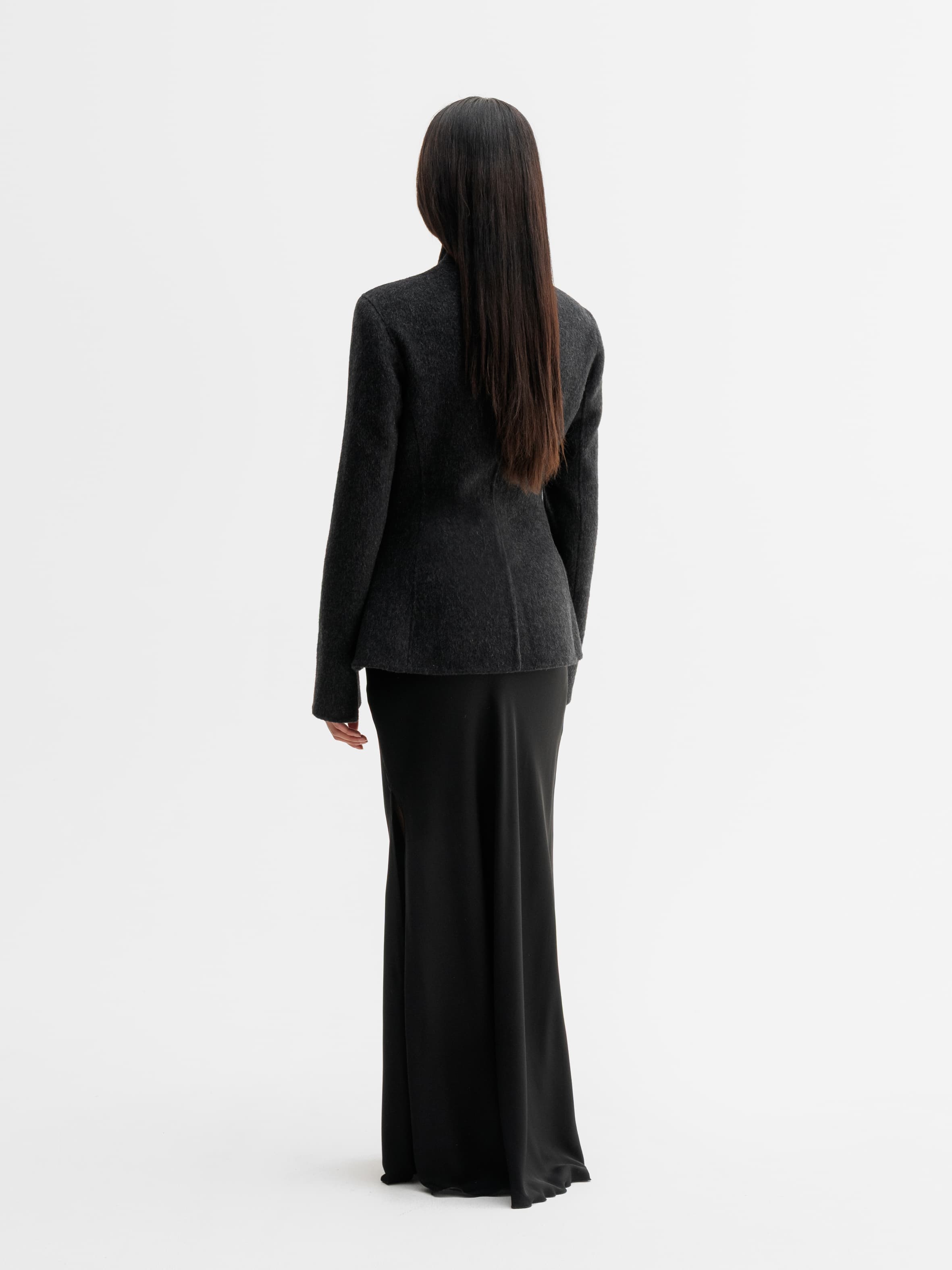 Leia wool blazer black