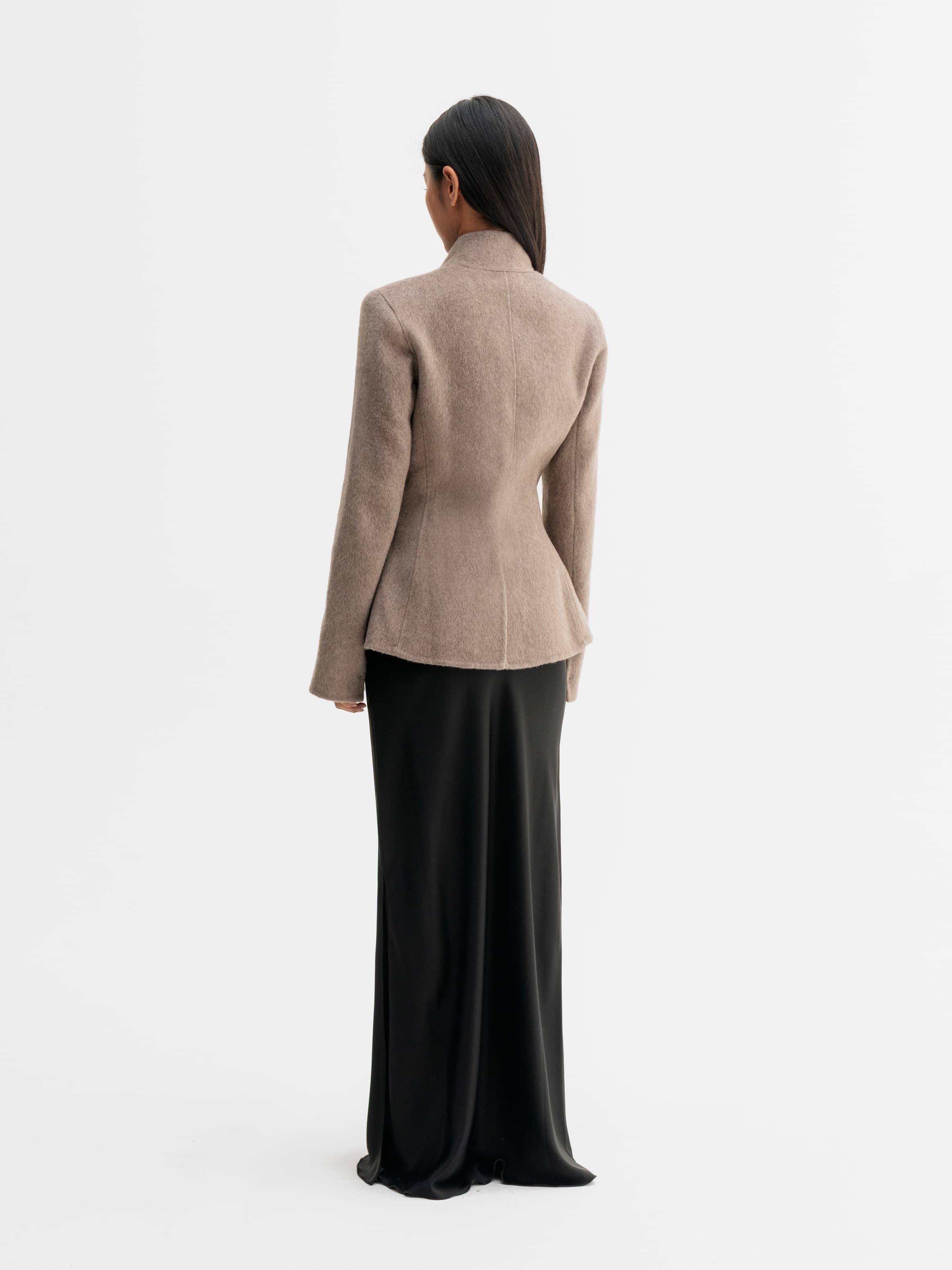 Leia wool blazer light brown