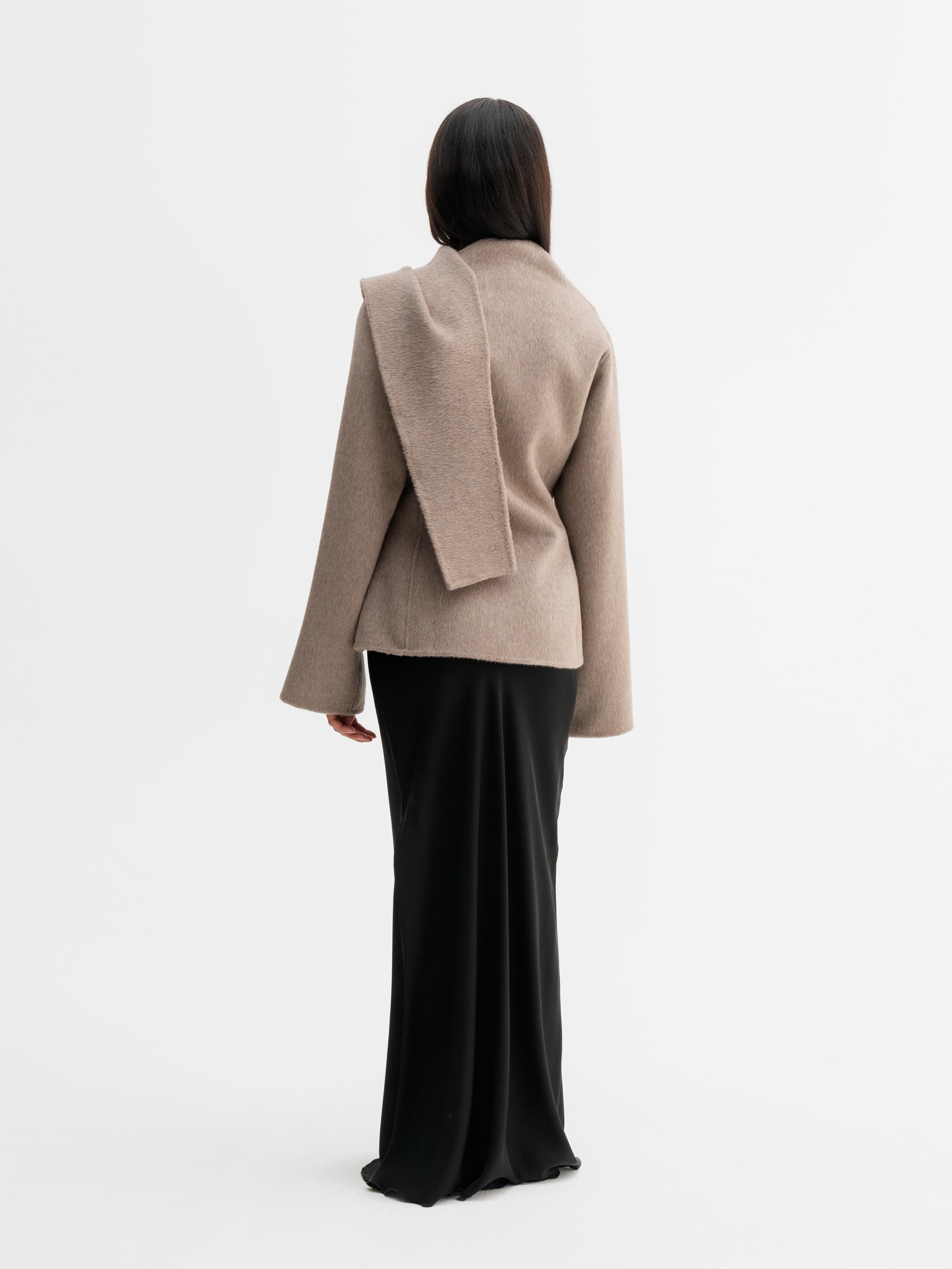 Leni wool blazer light brown