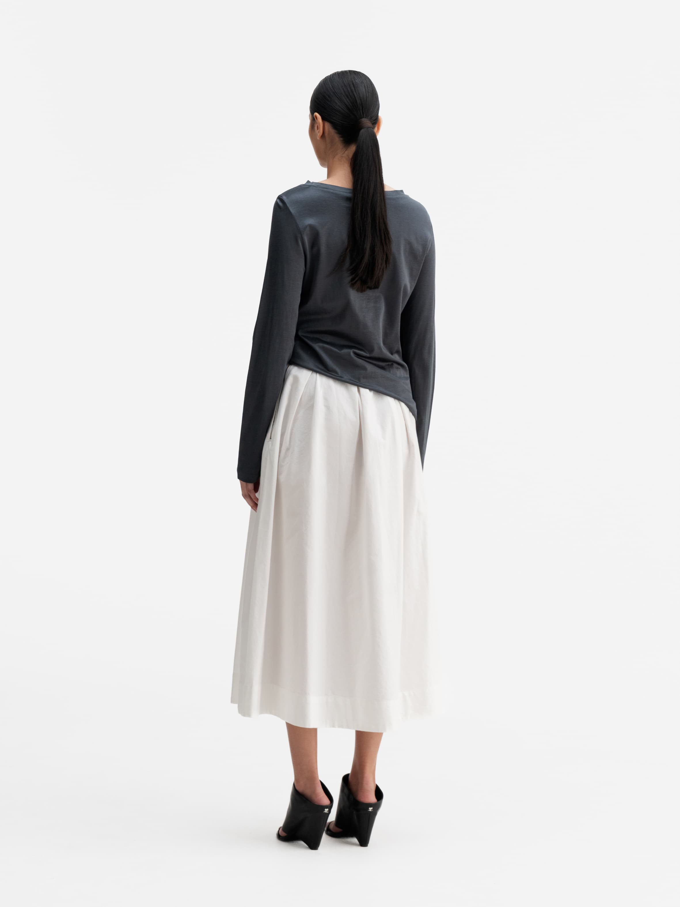 Lexi LS tee dark grey