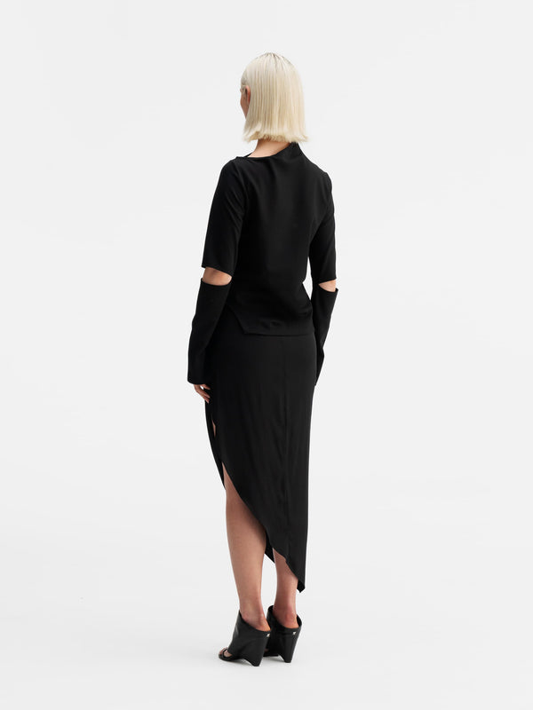 Back view of Ahlvar Gallery Lilo LS tee black