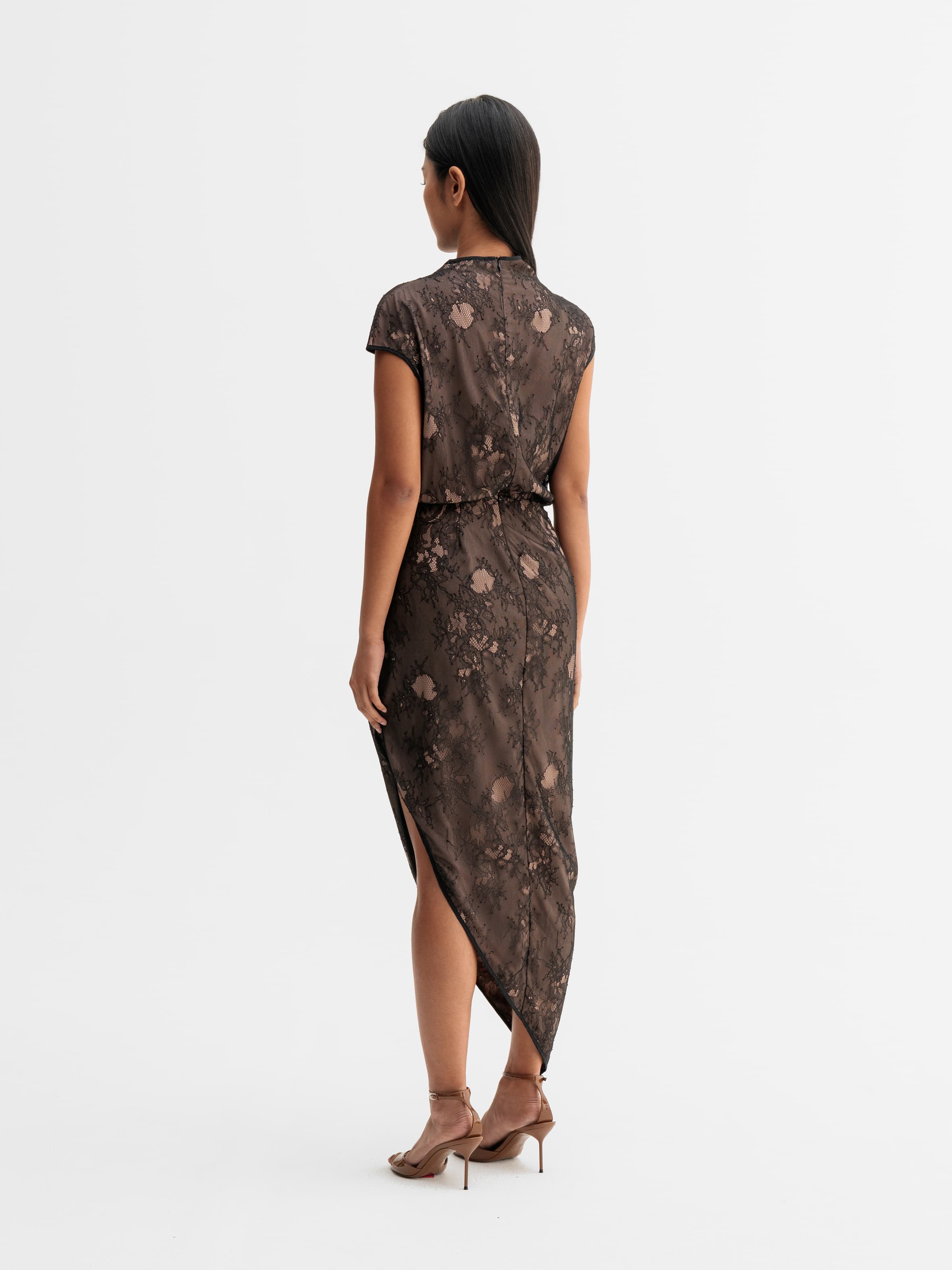 Lima lace dress black