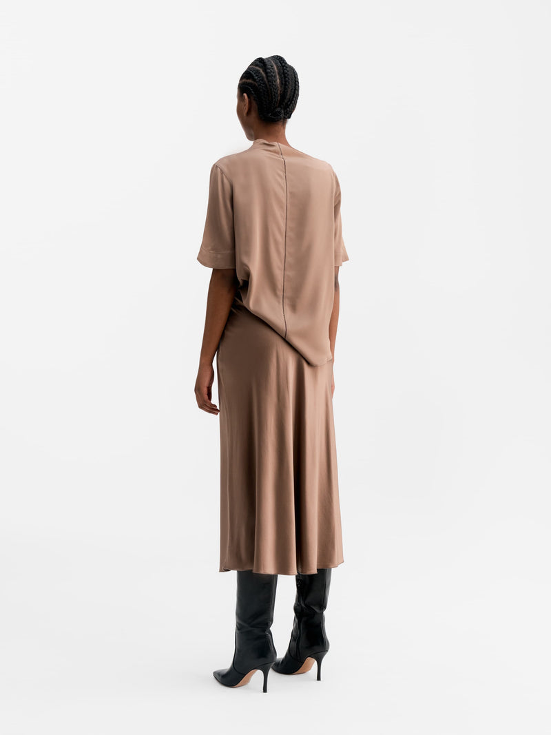 Lima silk tee sand